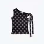 Top Lazo Polka Dots